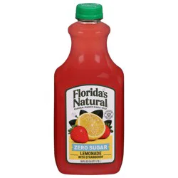 Florida's Natural Zero Sugar Premium Lemonade with Strawberry 59 fl oz