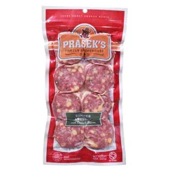 Prasek's Pork and BeefSummer Sausage with Jalapeno & Cheese, Sliced