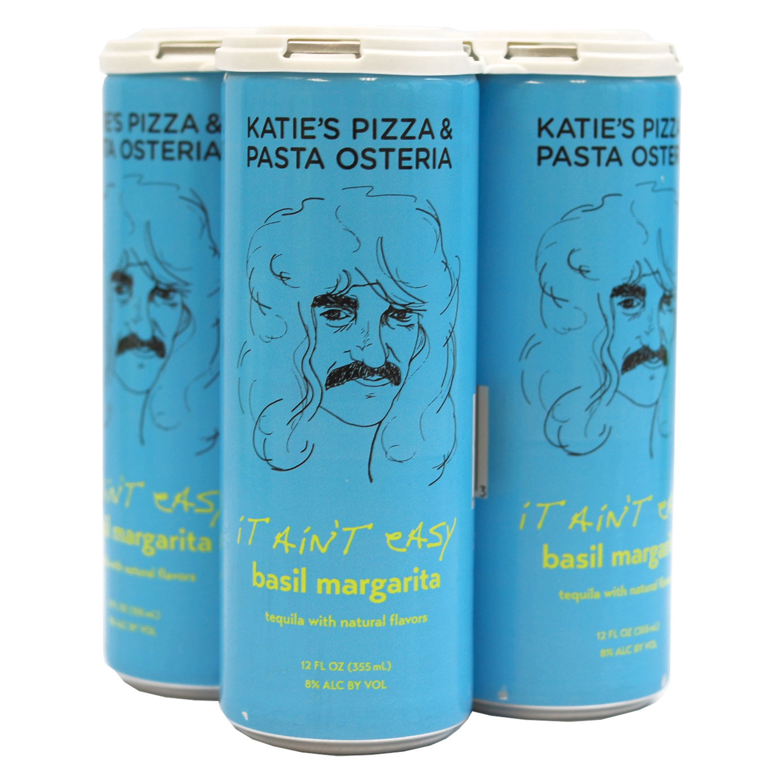 slide 1 of 1, Katie's Pizza Basil Margarita 4 Pack Can, 12 oz