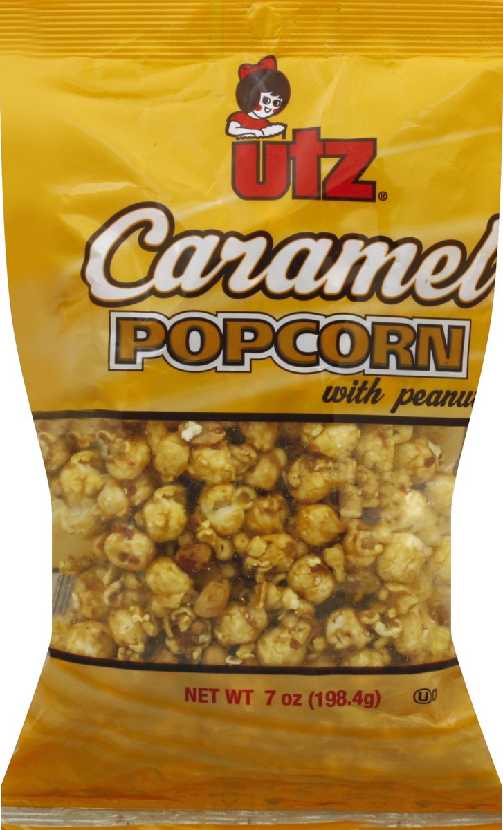 slide 2 of 5, Utz Caramel Popcorn With Peanuts, 7 oz