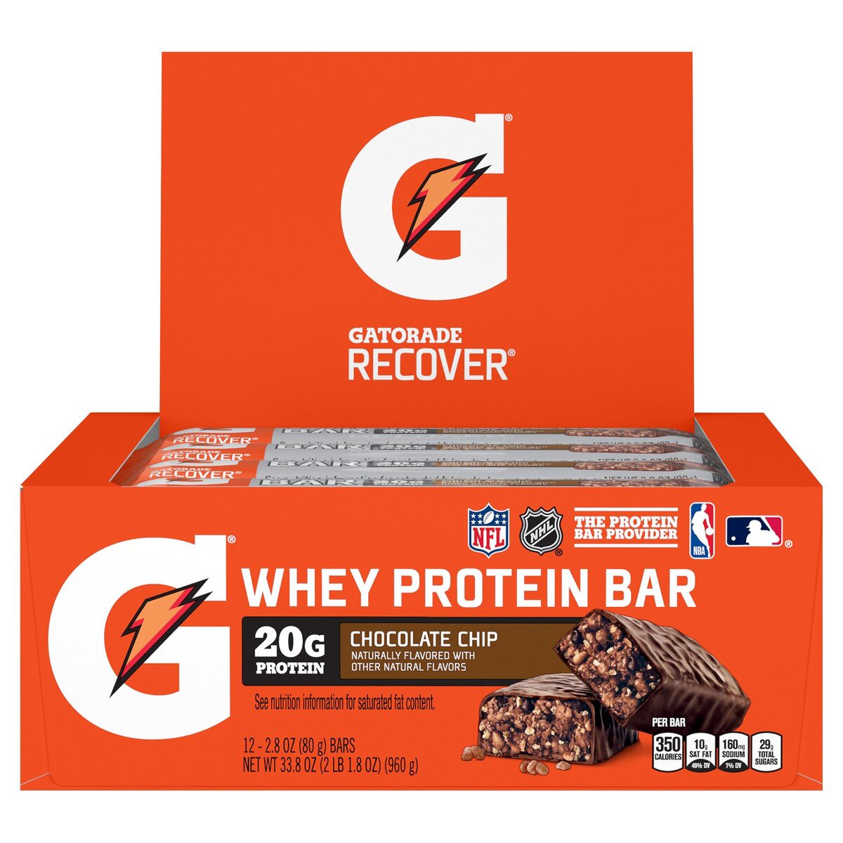 slide 1 of 7, Gatorade Whey Protein Bar, 2.1 lb
