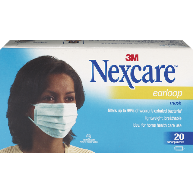 slide 1 of 1, Earloop Mask 20 Ct, 1 ct