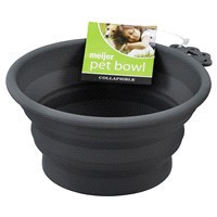 slide 3 of 5, Meijer Collapsible Silicone Pet Bowl, 1 ct