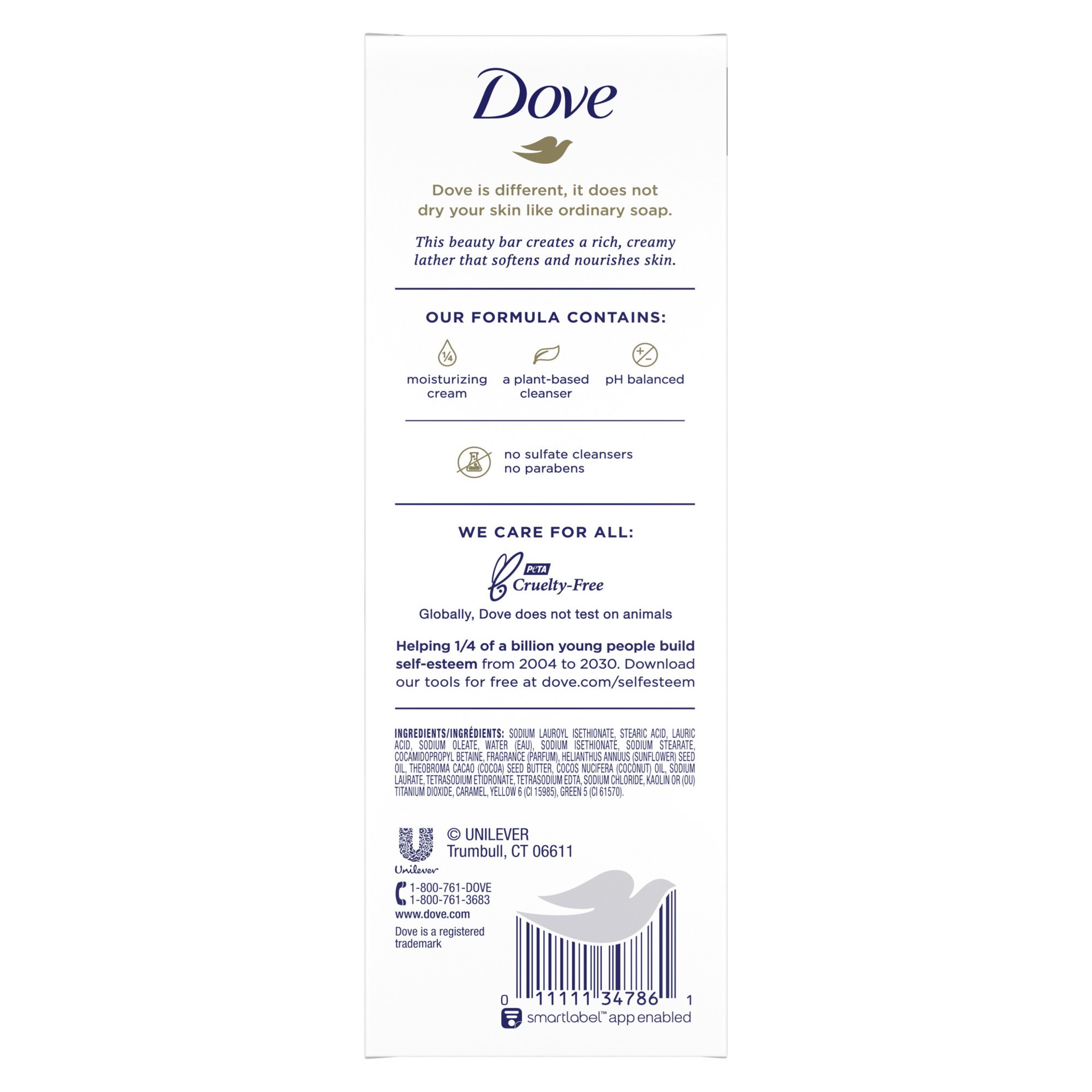 slide 4 of 5, Dove Beauty Bar Restoring Gentle Skin Cleanser, 6 ct