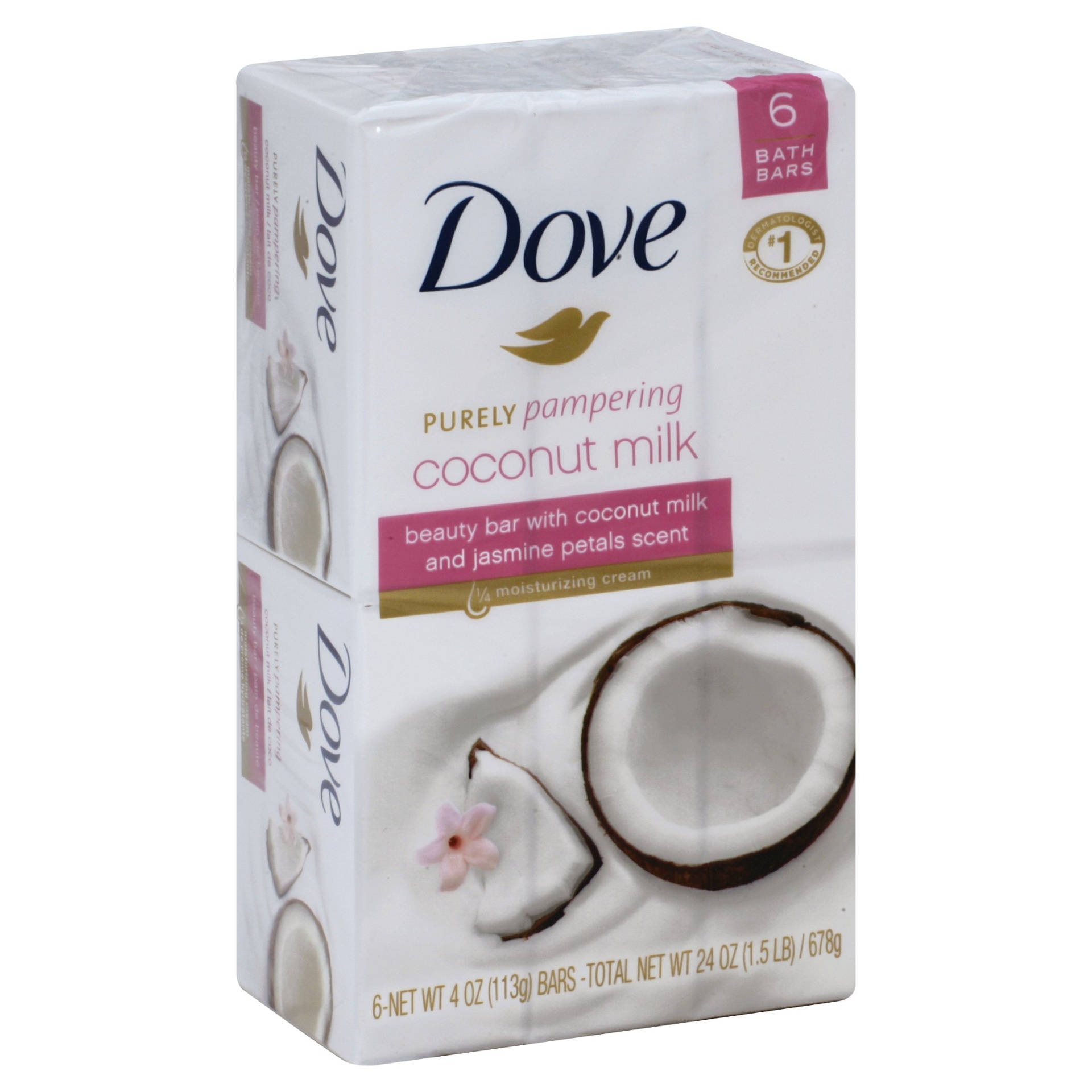 dove purely pampering coconut milk beauty bar