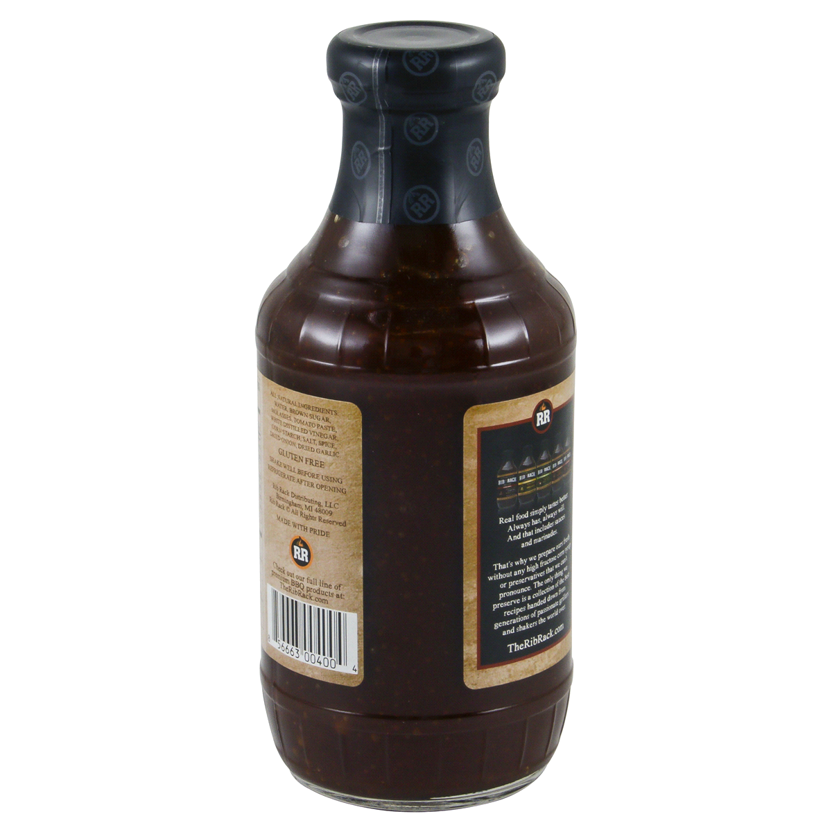 slide 3 of 4, Rib Rack Sauce BBQ Campfire Cider - 19 Oz, 19 oz