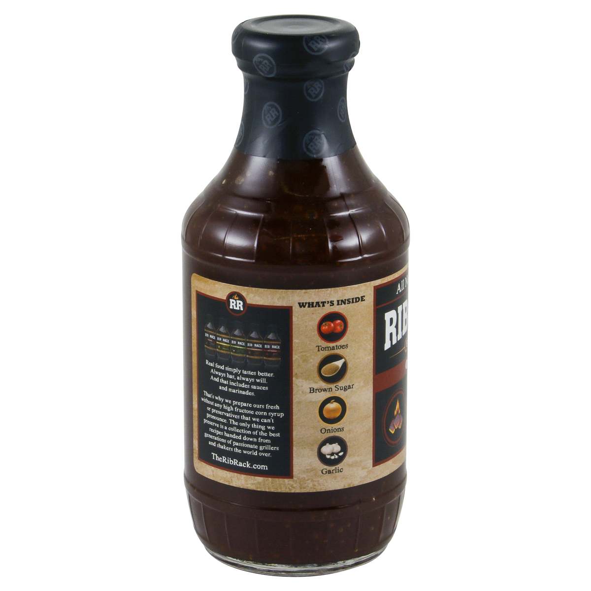 slide 4 of 4, Rib Rack Sauce BBQ Campfire Cider - 19 Oz, 19 oz