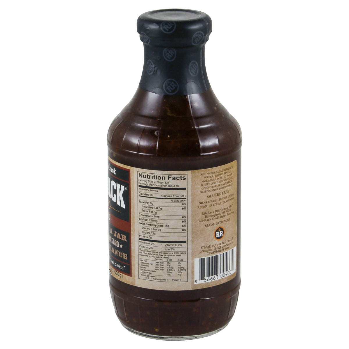 slide 2 of 4, Rib Rack Sauce BBQ Campfire Cider - 19 Oz, 19 oz