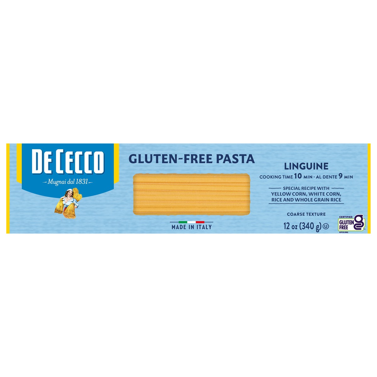 slide 2 of 2, De Cecco Linguine Gluten Free, 12 oz