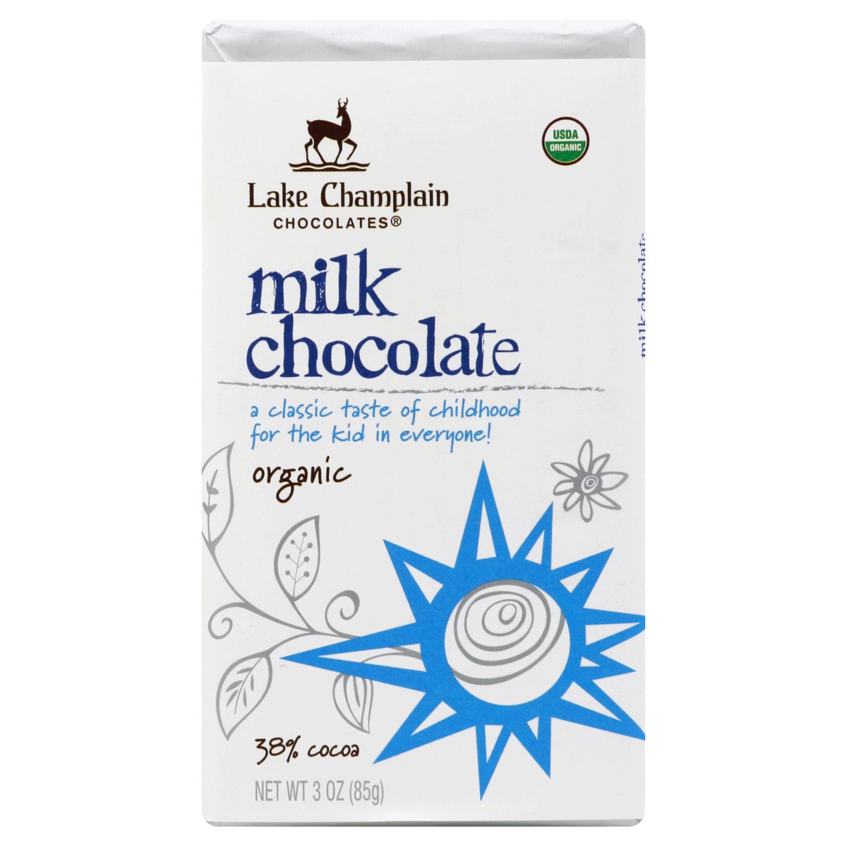 slide 3 of 6, Lake Champlain Chocolates Lake Champlain Organic Milk Chocolate - 3 OZ, 3 oz