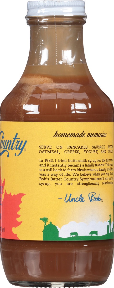 slide 14 of 14, Uncle Bob's Butter Country Creamy Maple Flavor Syrup 16 fl oz, 16 fl oz