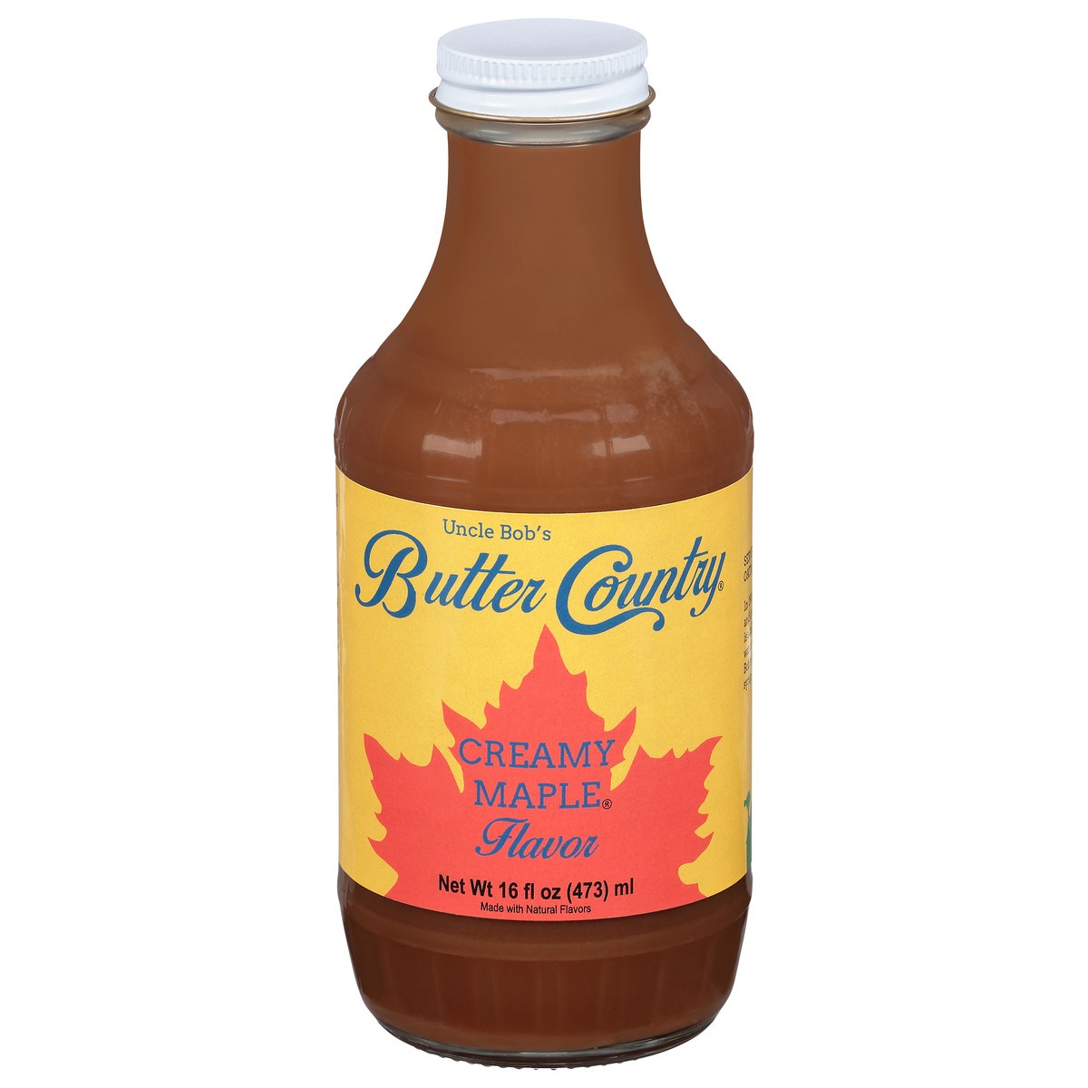 slide 13 of 14, Uncle Bob's Butter Country Creamy Maple Flavor Syrup 16 fl oz, 16 fl oz