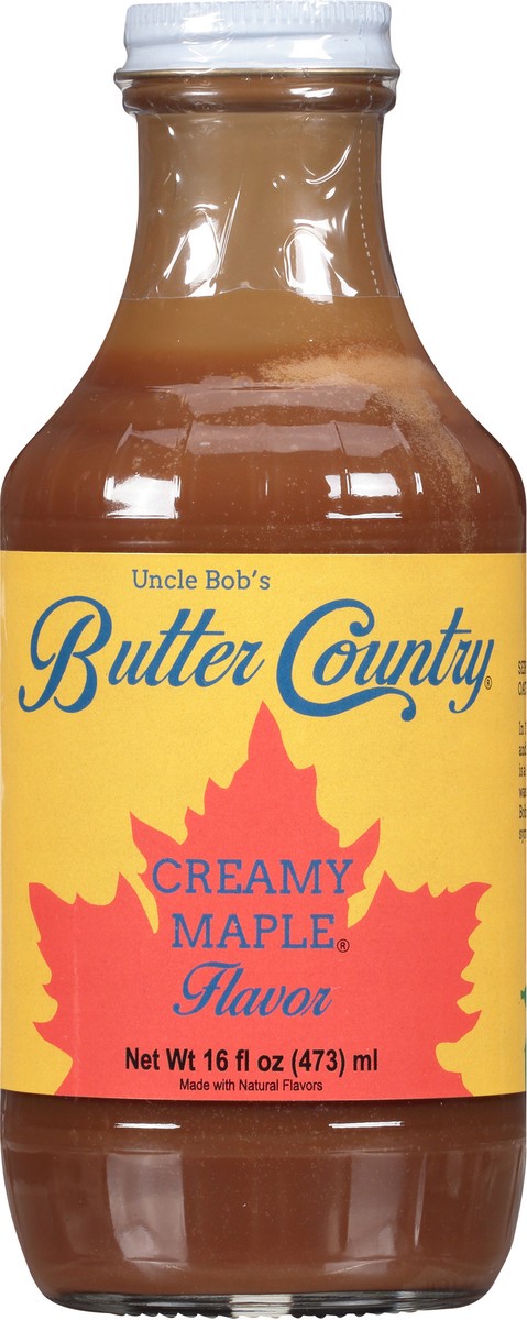 slide 8 of 14, Uncle Bob's Butter Country Creamy Maple Flavor Syrup 16 fl oz, 16 fl oz