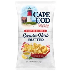 Cape Cod Lemon Herb Butter Potato Chips - 6.5 oz Bag