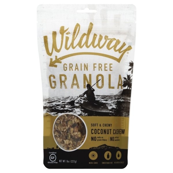 slide 1 of 1, Wildway Grain Free Granola, Gluten Free, Coconut Cashew, 8 oz