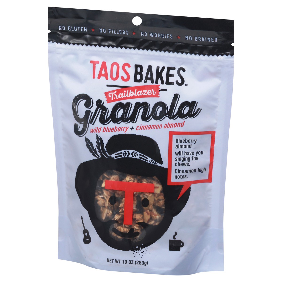 slide 3 of 14, Taos Bakes Trailblazer Gluten Free Wild Blueberry + Cinnamon Almond Granola, 10 oz