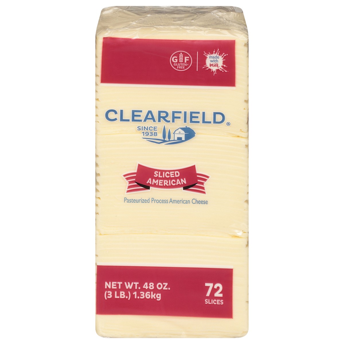 slide 7 of 13, Clearfield American Cheese Slices 72 ea, 72 ct