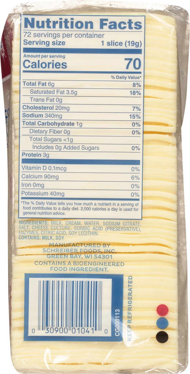 slide 12 of 13, Clearfield American Cheese Slices 72 ea, 72 ct