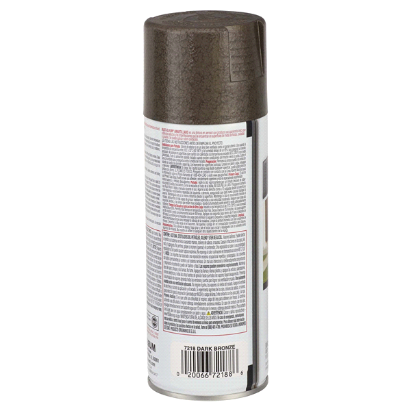 slide 9 of 9, Rust-Oleum Stops Rust Protective Hammered Metal Finish Spray Paint - 7218830, Dark Bronze, 12 oz