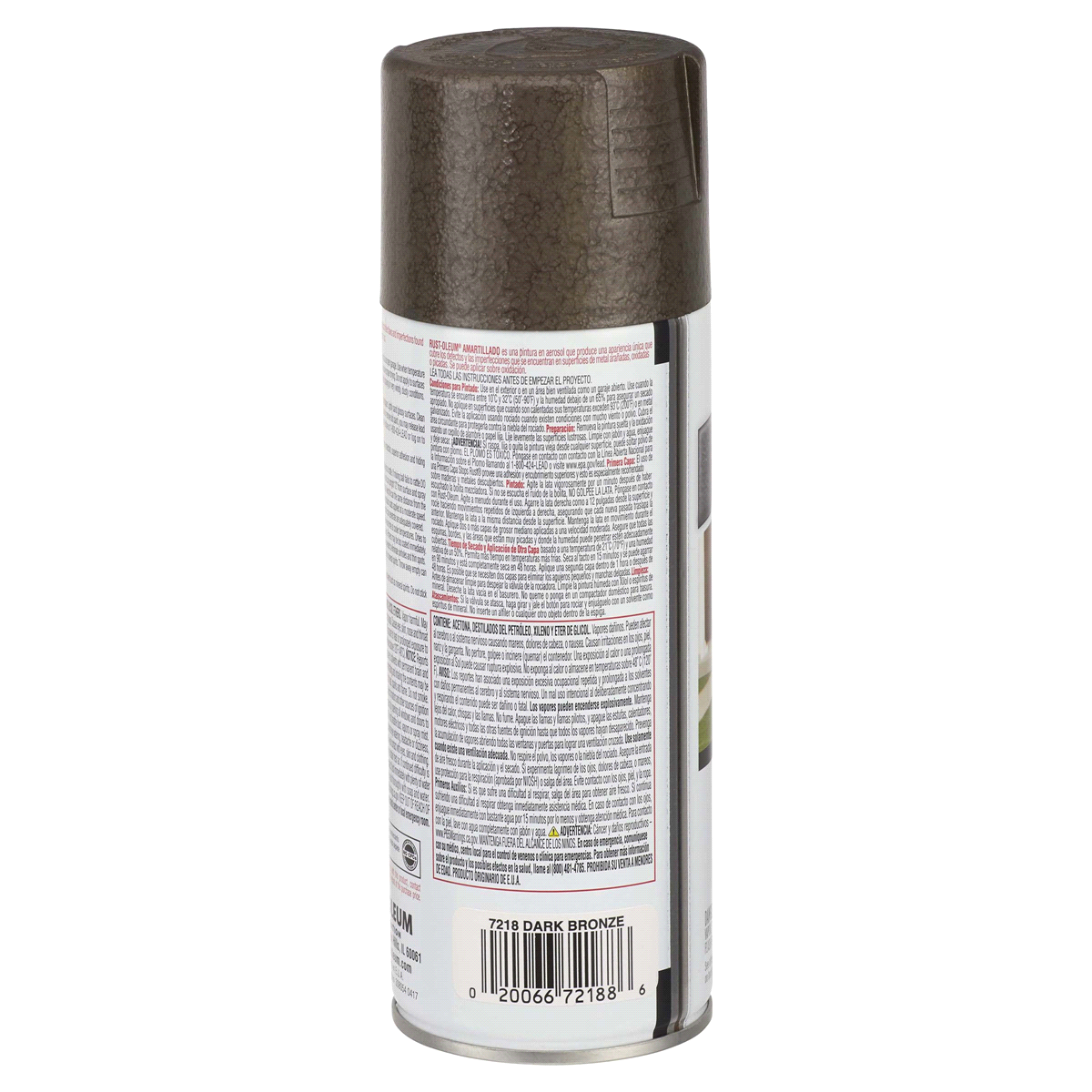 slide 8 of 9, Rust-Oleum Stops Rust Protective Hammered Metal Finish Spray Paint - 7218830, Dark Bronze, 12 oz