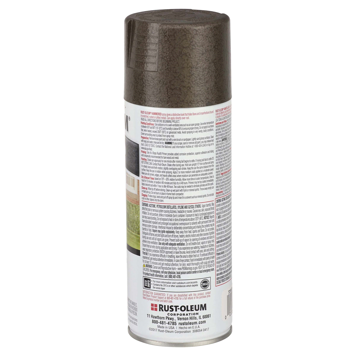 slide 7 of 9, Rust-Oleum Stops Rust Protective Hammered Metal Finish Spray Paint - 7218830, Dark Bronze, 12 oz