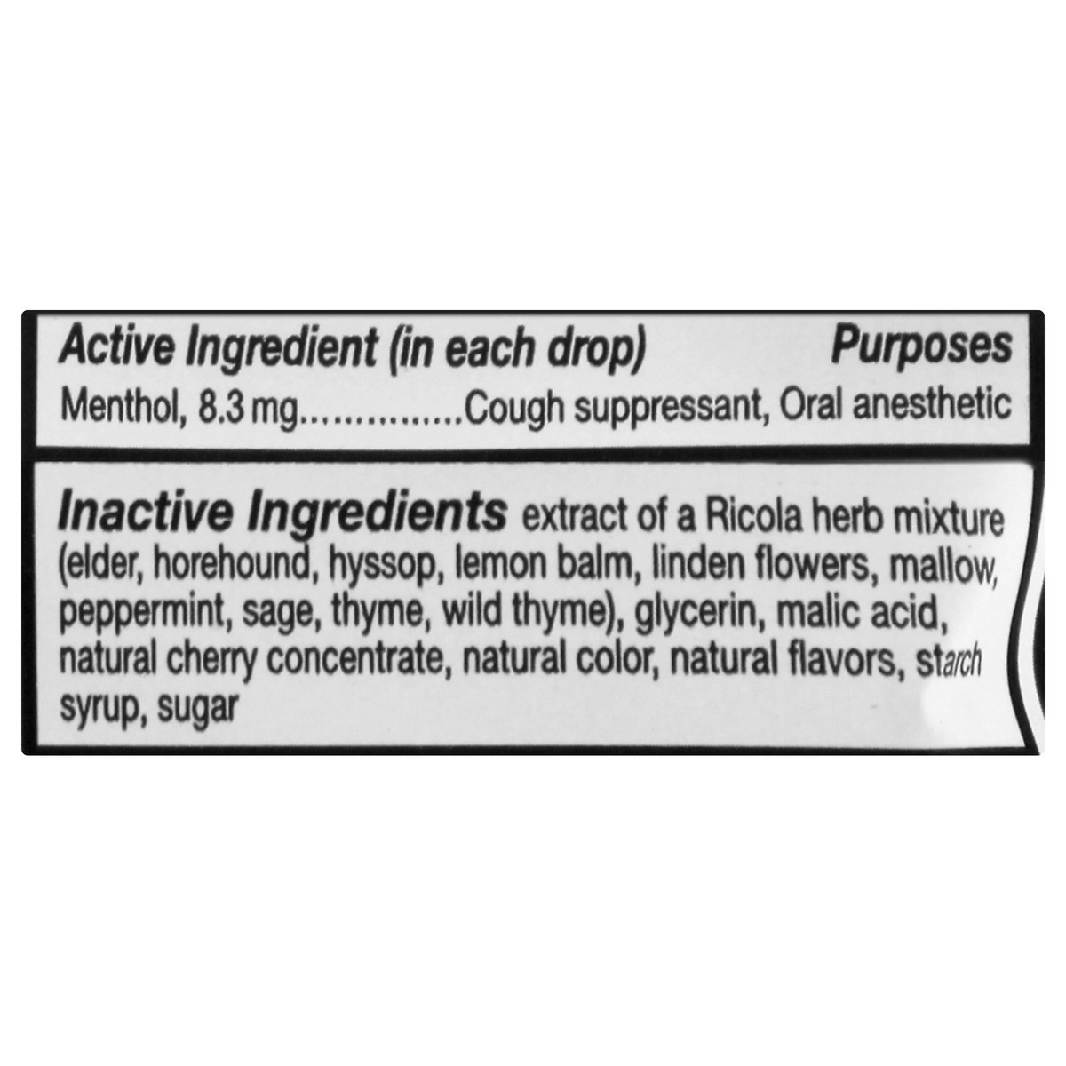 slide 5 of 12, Ricola Dual Action Drops Swiss Cherry Cough Suppressant Drops 19 ea, 19 ct