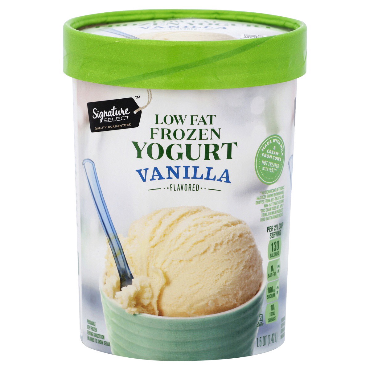 slide 1 of 3, Lucerne Dairy Farms Frozen Yogurt Vanilla Light, 1.5 qt