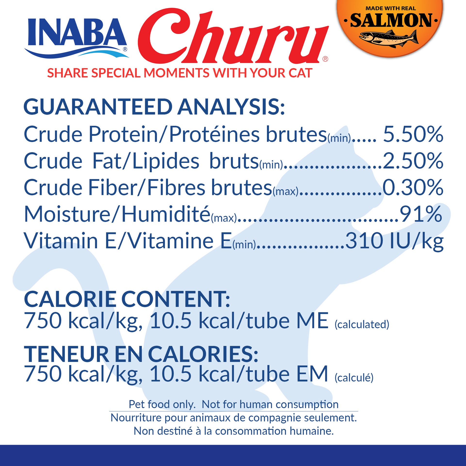 slide 4 of 7, Inaba Churu Cat Treats, 0.5 Ounces Each Tube, 4 Tubes, Salmon Recipe, 2 oz