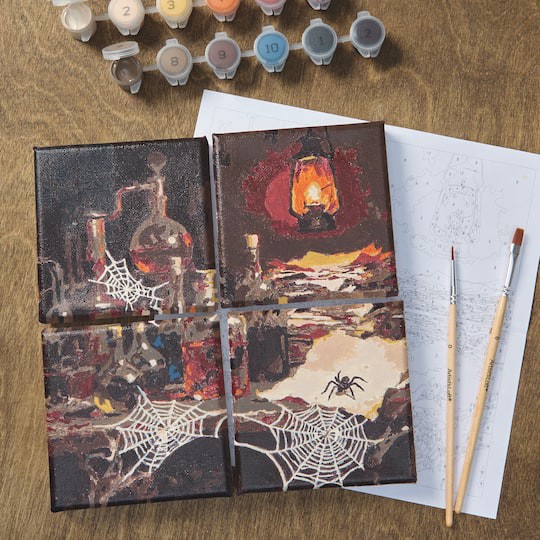 slide 1 of 7, Artists Loft Potions Paint-By-Number Gallery Mini Kit By Artist's Loft, 4 in x 4 in