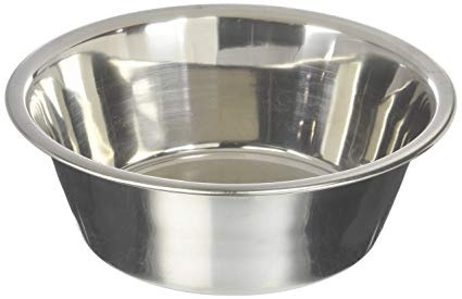 slide 1 of 1, Economy Stainless Steel Pet Dish, 2 qt