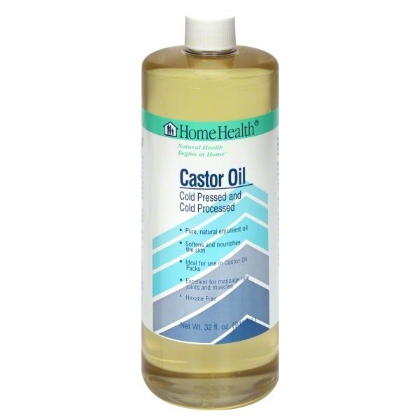 slide 1 of 1, Home Health Castor Oil Cold Pressed, 32 fl oz