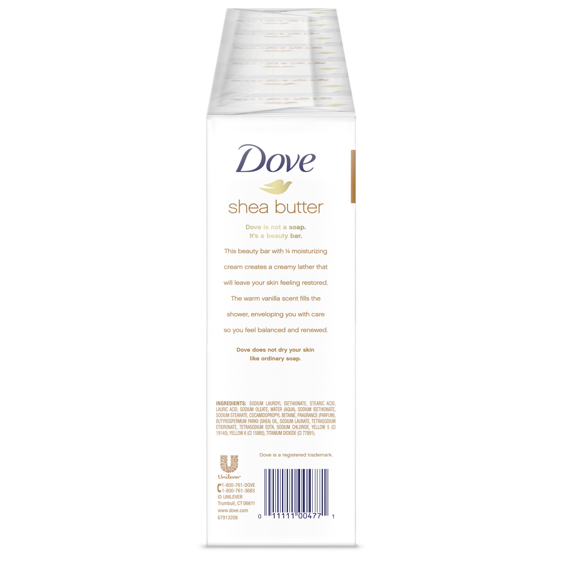 slide 2 of 4, Dove Purely Pampering Beauty Bar Shea Butter, 3.75 oz, 10 Bars , 10 ct