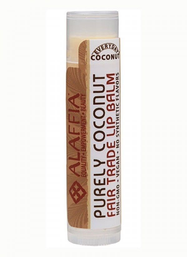 slide 1 of 1, Alaffia Lip Balm Purely Coconut, 0.15 oz