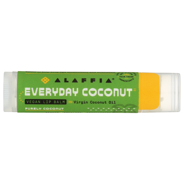 slide 1 of 1, Alaffia Lip Balm Purely Coconut, 0.15 oz