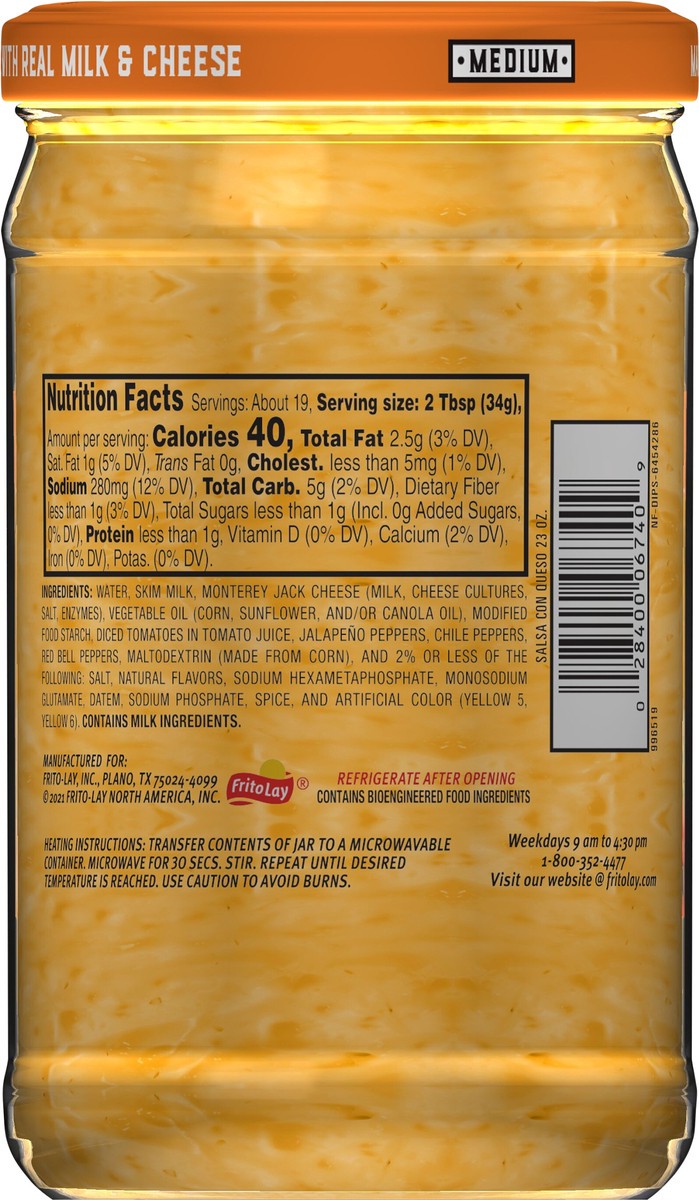 slide 5 of 9, Tostitos Salsa Con Queso- 23oz, 23 oz