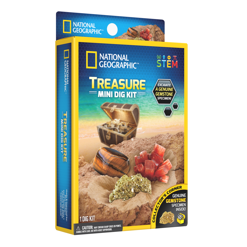 slide 2 of 2, National Geographic Treasure Mini Dig Kit, Mini Size