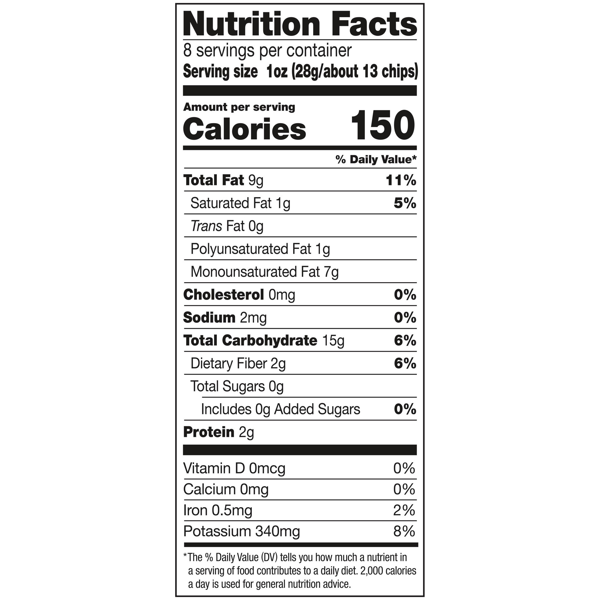 slide 5 of 5, Kettle Brand Potato Chips, Unsalted Kettle Chips, 8.5 Oz, 8.5 oz