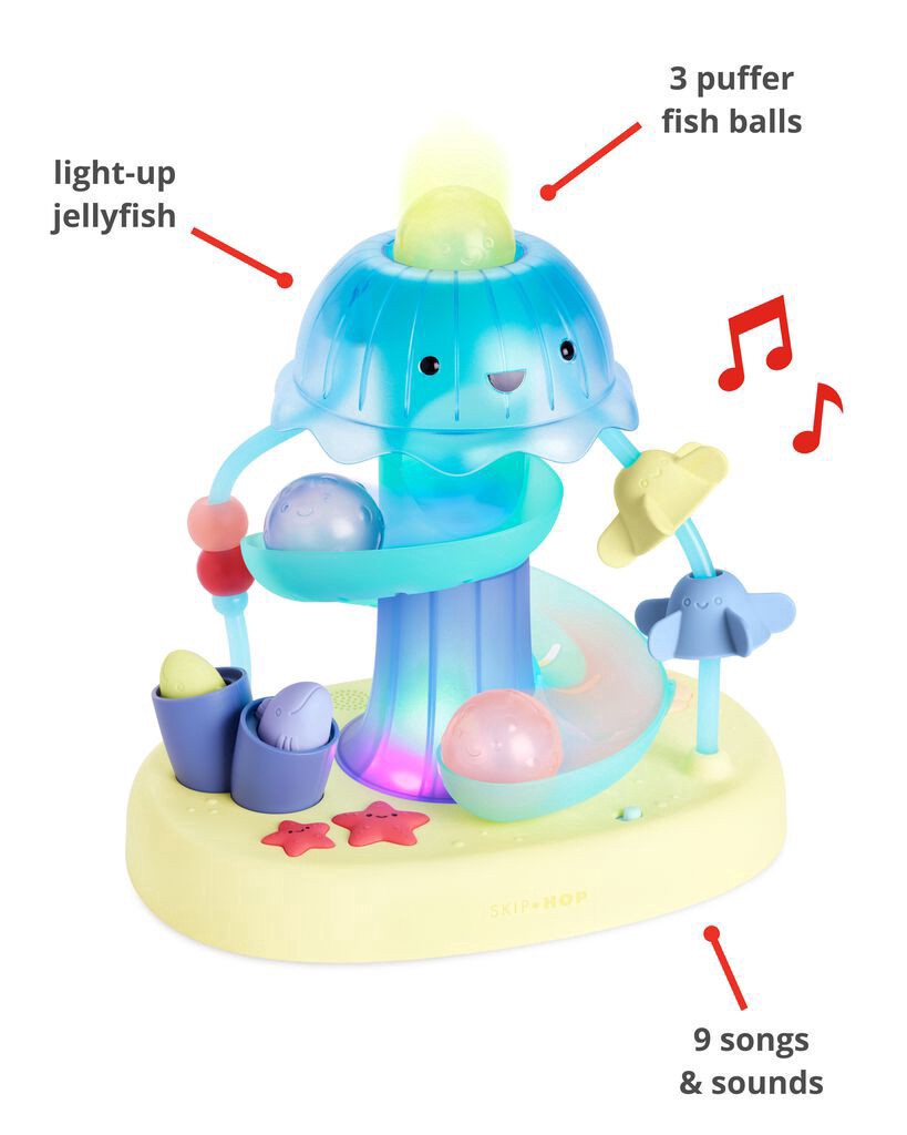 slide 2 of 5, Skiphop Seascape Musical Activity Ball Drop Multi NS, 1 ct