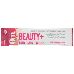 Om Drink Powder Beauty+ Straw Lemon Single