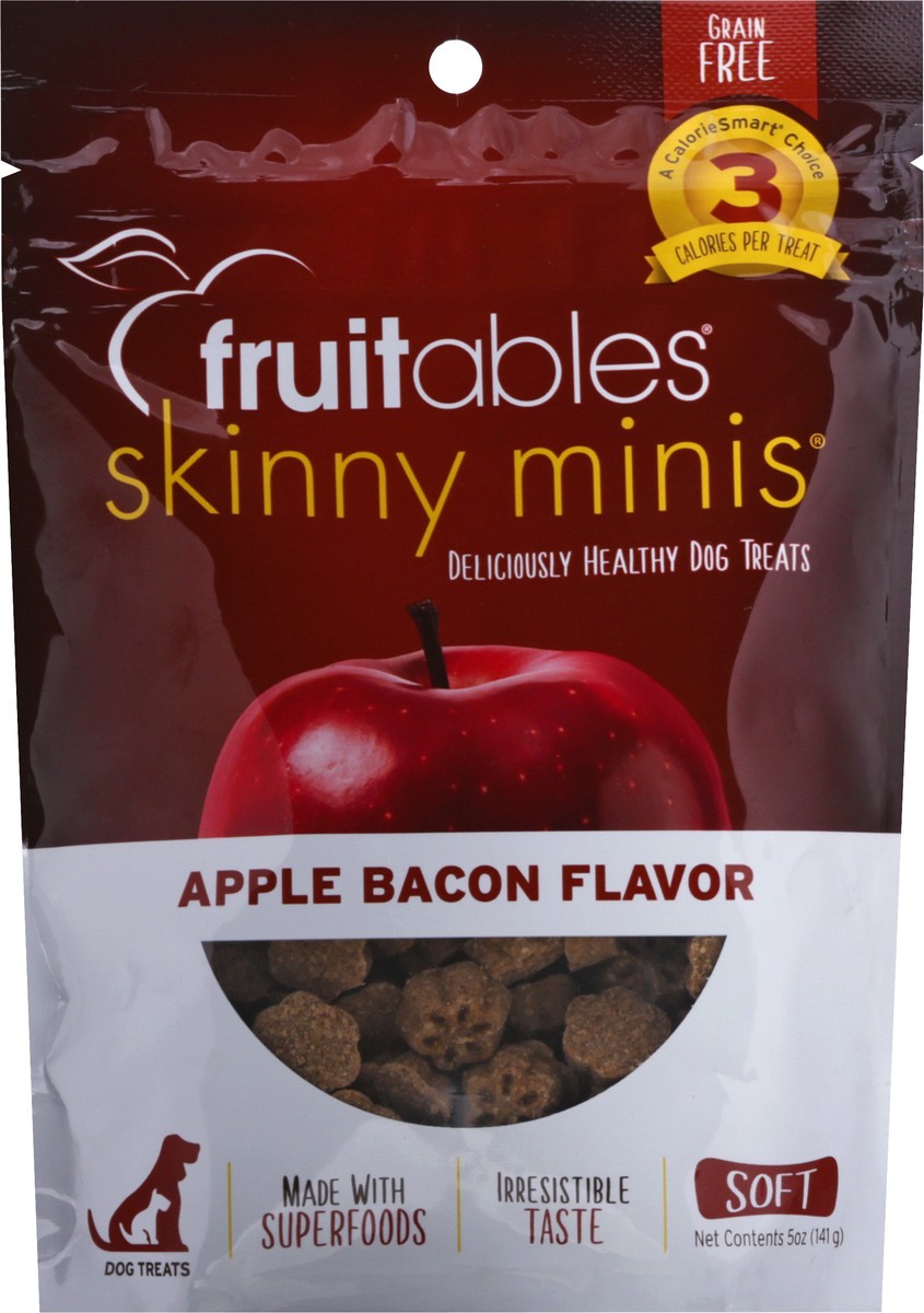 slide 7 of 11, Fruitables Skinny Minis Soft Apple Bacon Flavor Dog Treats 5 oz, 5 oz