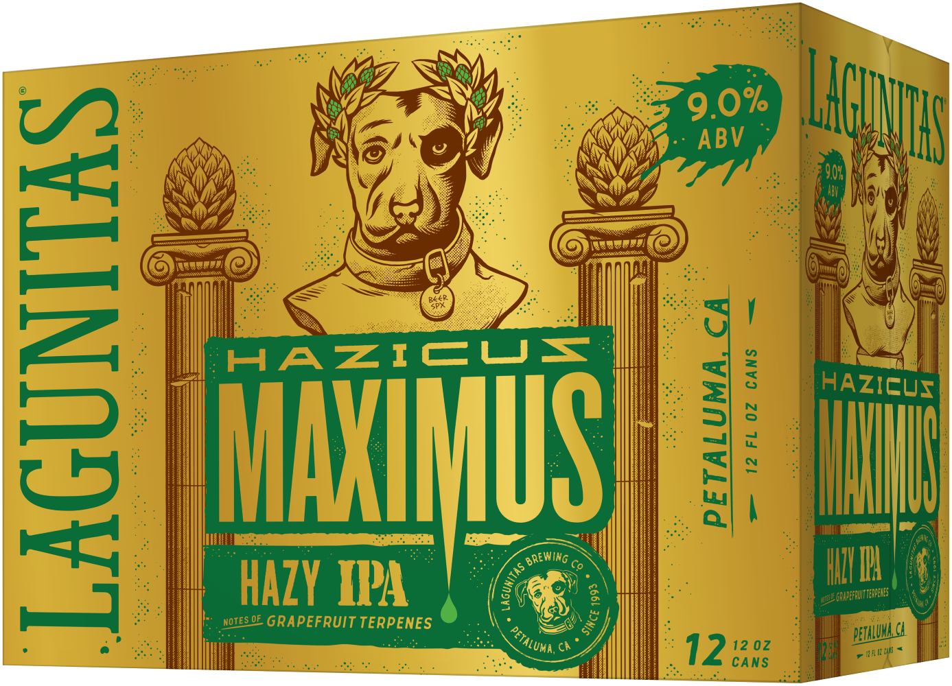 slide 3 of 4, Lagunitas Hazicus Maximus Ale, 12 Pack, 12 fl. oz. Cans, 144 oz