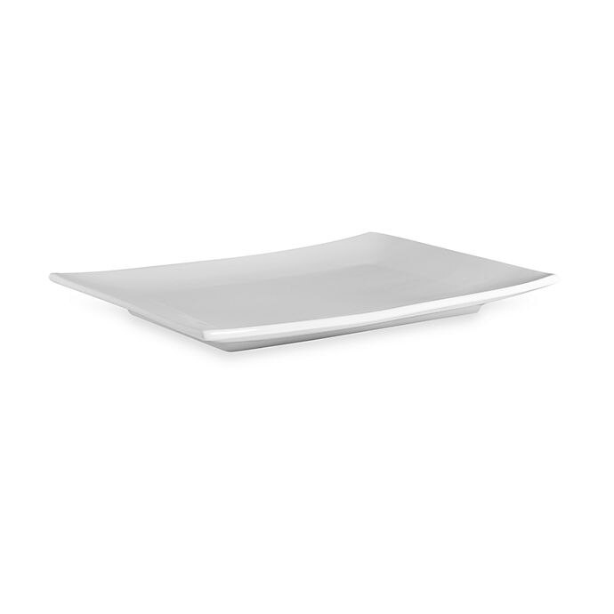 slide 1 of 1, Nevaeh White by Fitz and Floyd Rectangular Tray, 13 in