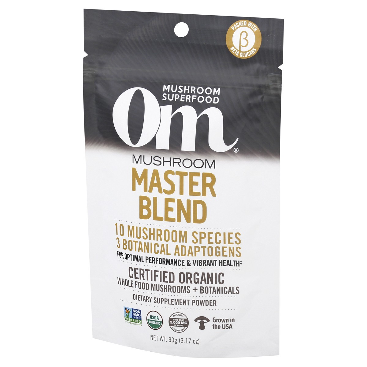 slide 5 of 12, Om Powder Mushrooms & Adaptogens Master Blend 3.17 oz, 1 ct