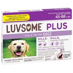 Luvsome Plus Dog Flea & Tick Medicine