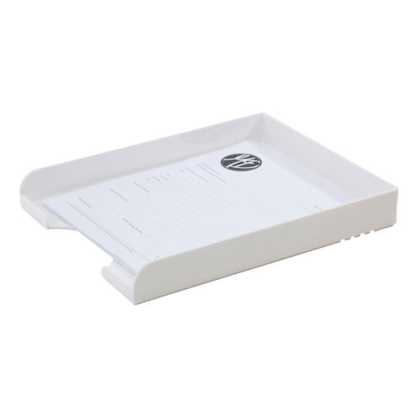 slide 4 of 9, Realspace Plastic Letter Tray - White, 1 ct
