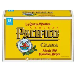 Pacifico Clara Mexican Lager Import Beer, 18 pk 12 fl. oz. Bottles, 4.4% ABV