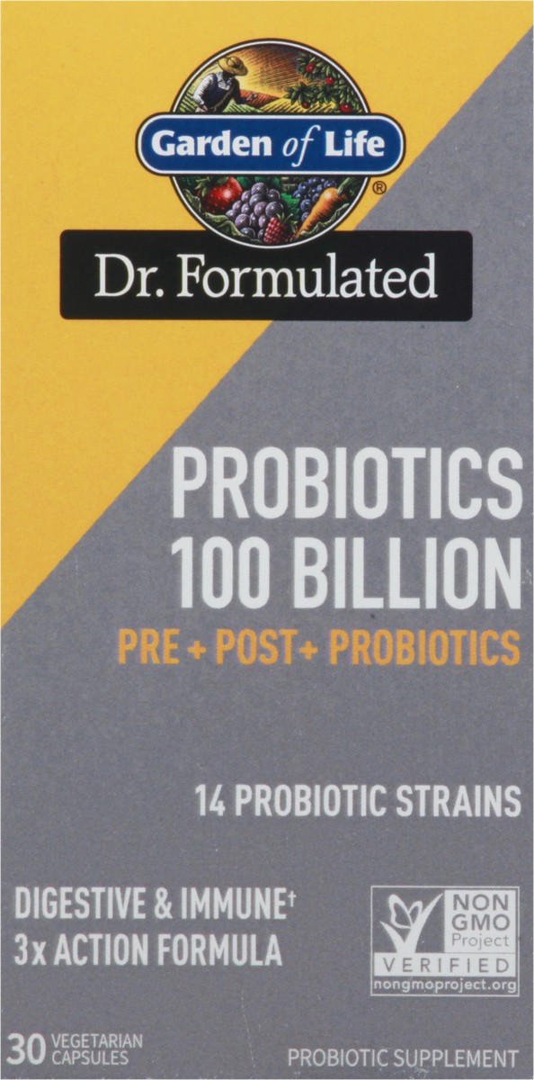slide 5 of 9, Garden of Life Gol Dr Formulated Probtc 100Bil Cap 30Ct, 30 ct