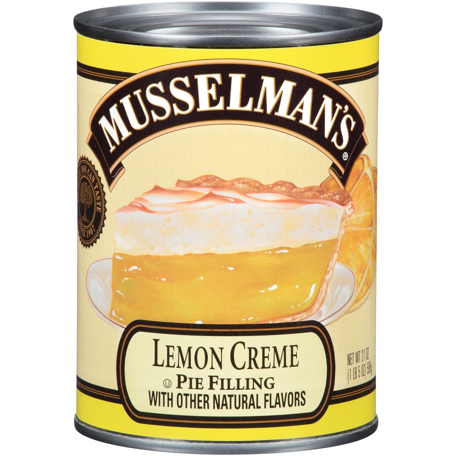 slide 1 of 6, Musselman's Lemon Cream Pie Filling, 21 oz