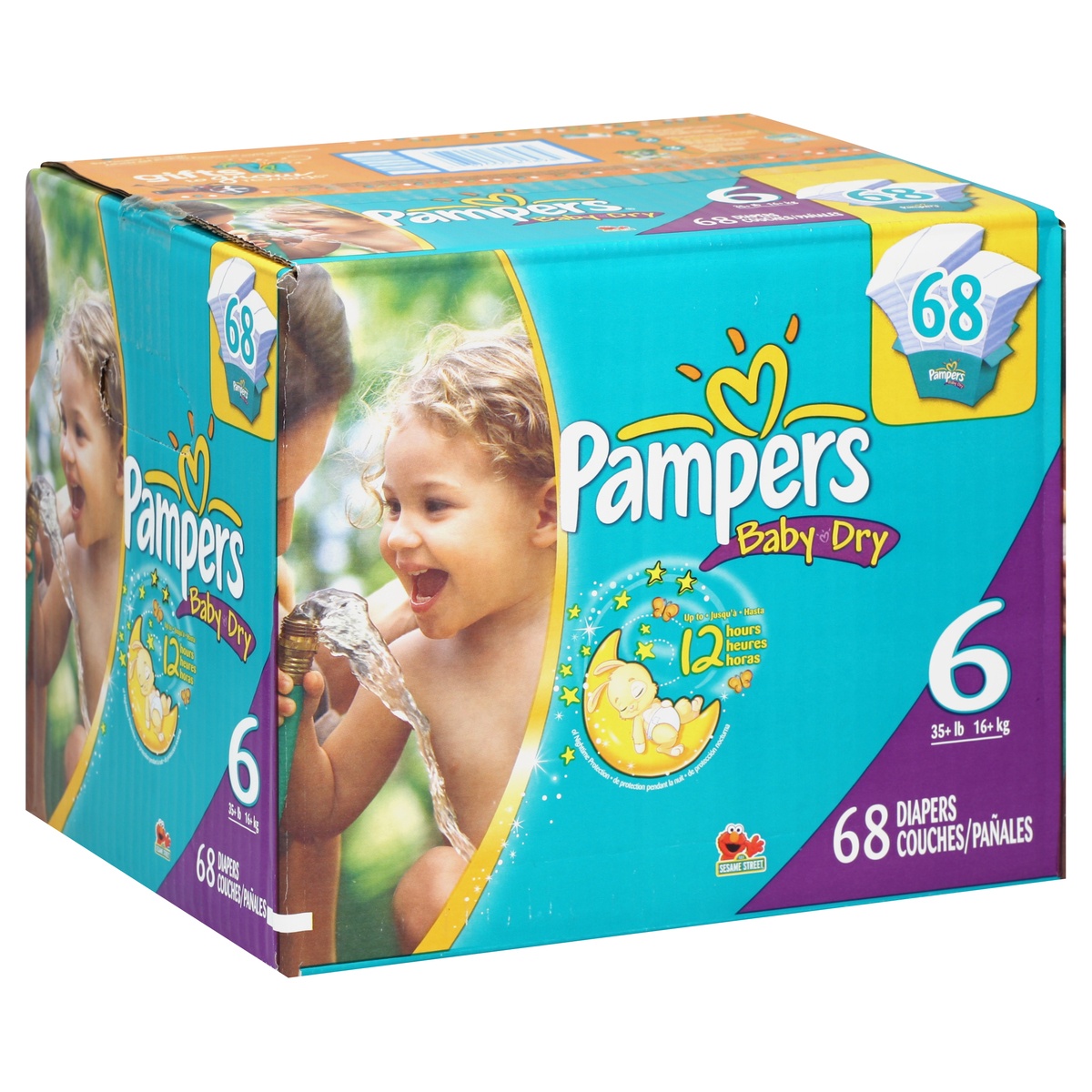 slide 1 of 1, Pampers Diapers 68 ea, 68 ct
