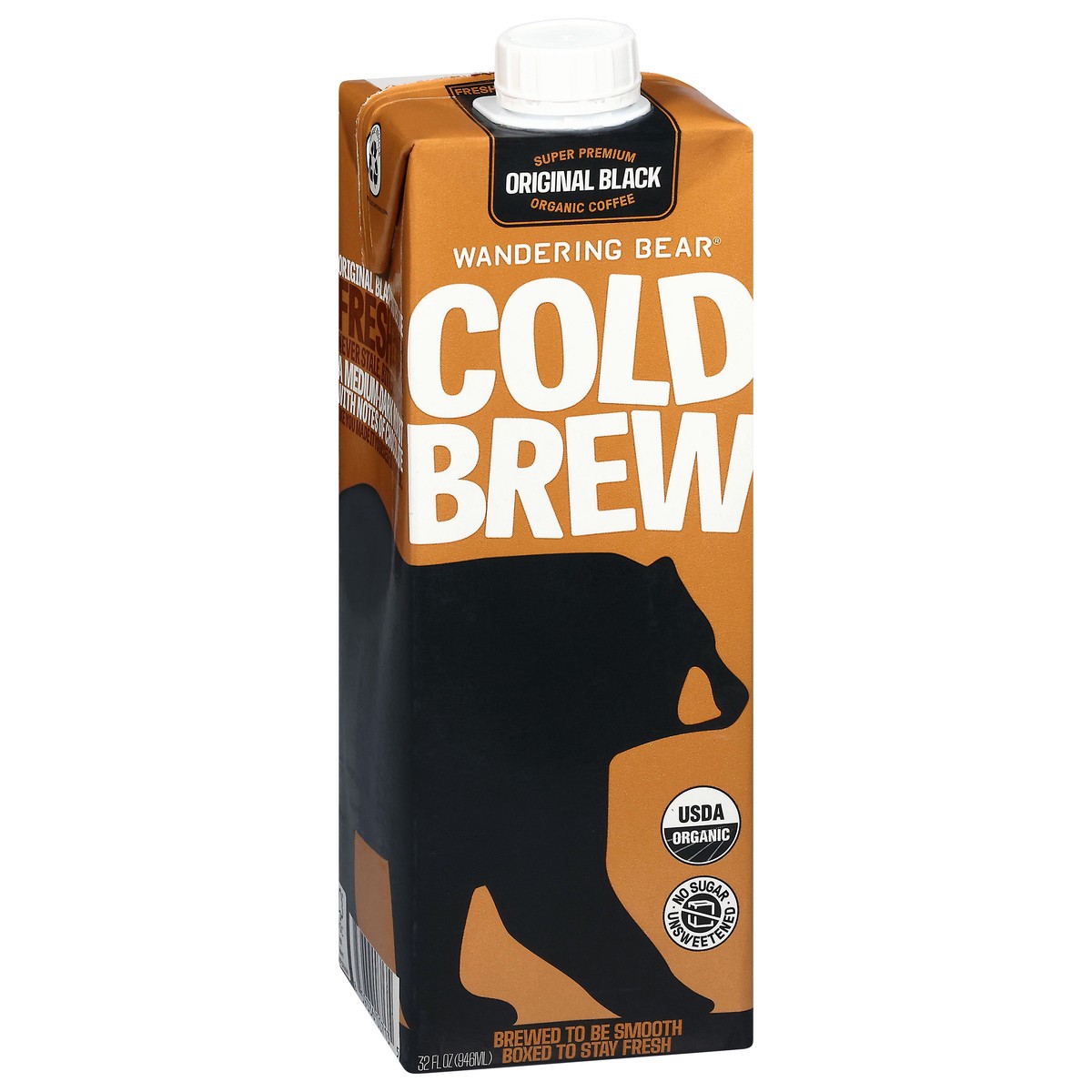 slide 9 of 14, Wandering Bear Organic Cold Brew Original Black Coffee 32 fl oz, 1 ct